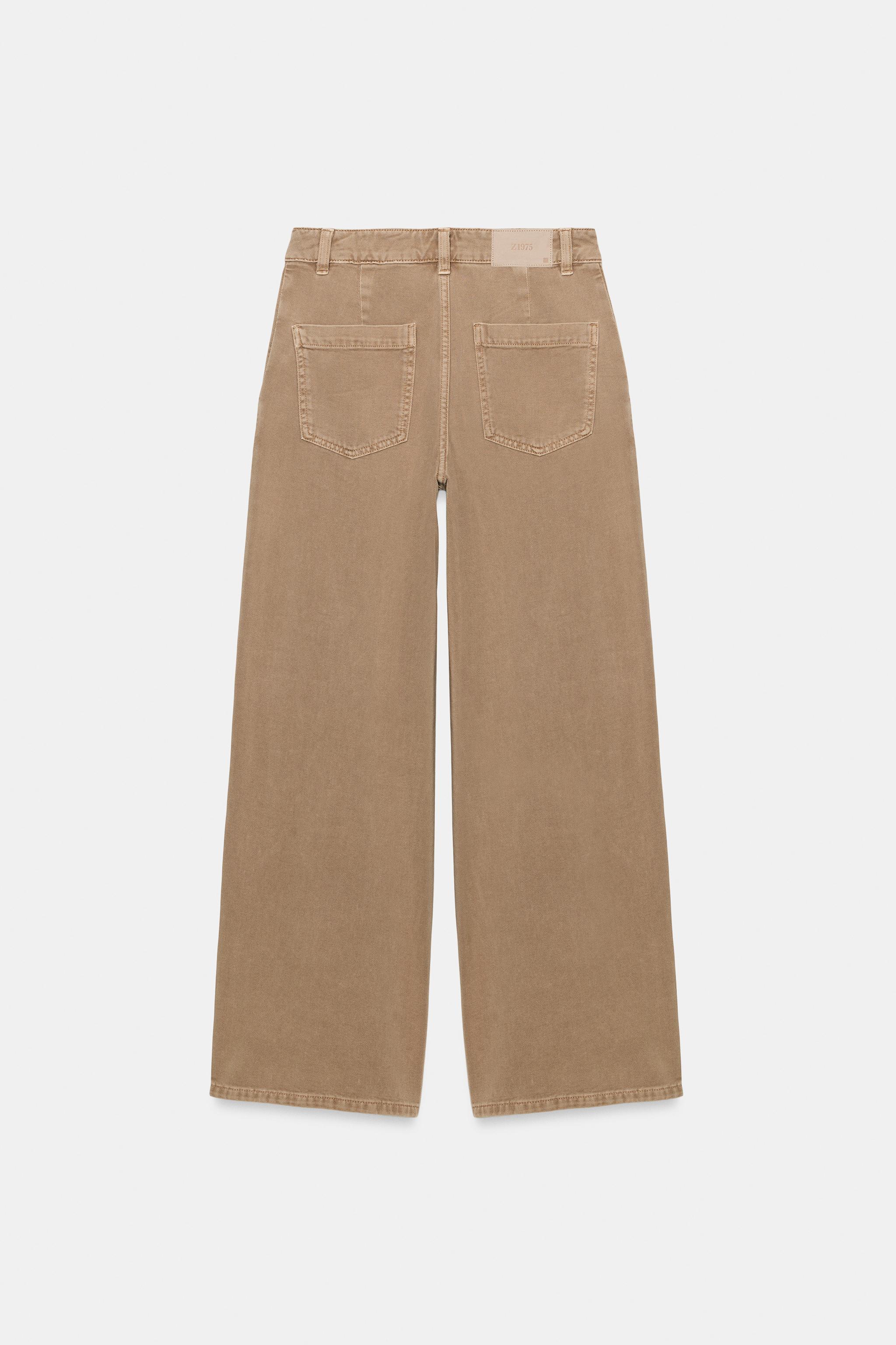Z1975 MID-RISE WIDE LEG JEANS WITH DARTS